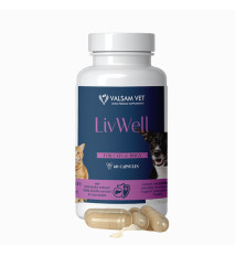 LIVWELL - podpora pečene a metabolizmu pre psy a mačky 60 kapsúl - Valsam Vet