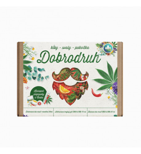 Darčekové balenie DOBRODRUH pre kĺby, svaly a pokožku - Annabis