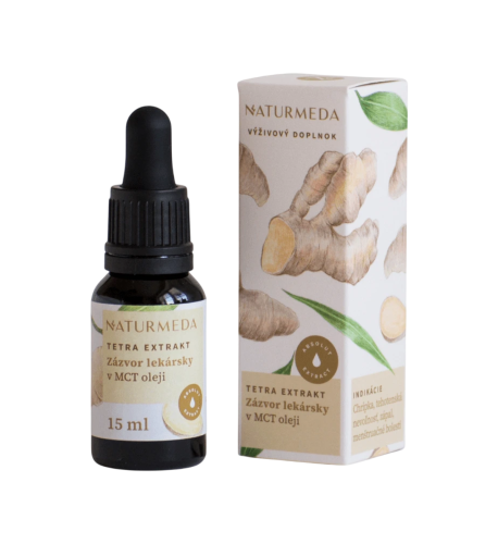 Zázvor lekársky – Tetra bylinný extrakt – 15 ml – Naturmeda