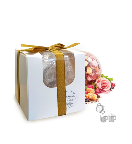 Čarovná čajová guľa Love Story - 40 g - Vitateka Čarovná čajová guľa Love Story - 40 g - Vitateka