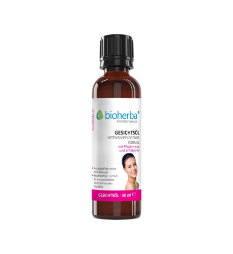 Olej na tvár s mätou a rebríčkom – 50 ml – Bioherba