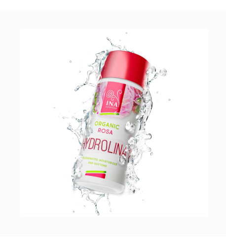 HYDROLINA - organická ružová voda pre suchú pokožku - 150 ml - INA Essentials HYDROLINA - organická ružová voda pre suchú pokožku - 150 ml - INA Essentials