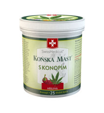 Konská masť s konope hrejivá 250 ml – SwissMedicus Konská masť s konope hrejivá 250 ml – SwissMedicus