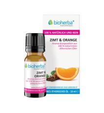 100 % prírodný esenciálny olej škorica & pomaranč – 10 ml – Bioherba 100 % prírodný esenciálny olej škorica & pomaranč – 10 ml – Bioherba