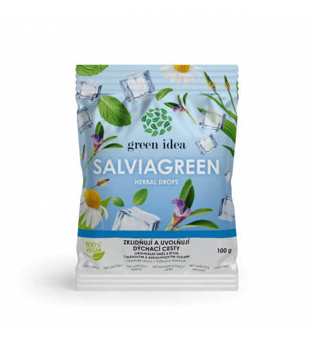 Salviagreen - bylinné cukríky 100 g - Green idea
