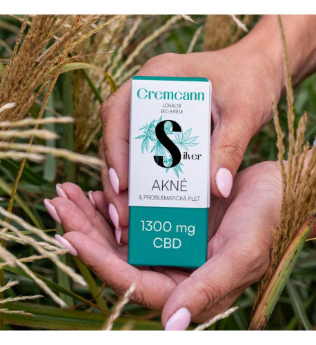 CREMCANN SILVER 1 300 mg lokálny bio krém na problematickú pokožku - 30 ml - Annabis