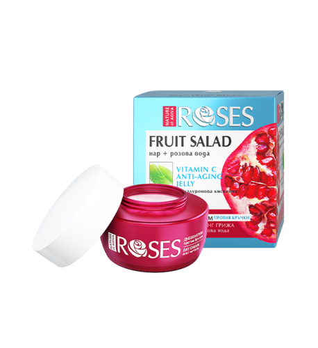 FRUIT SALAD vitamín C gélový krém proti vráskam s extraktom z granátového jablka a ružovou vodou 50 ml - NATURE OF AGIVA
