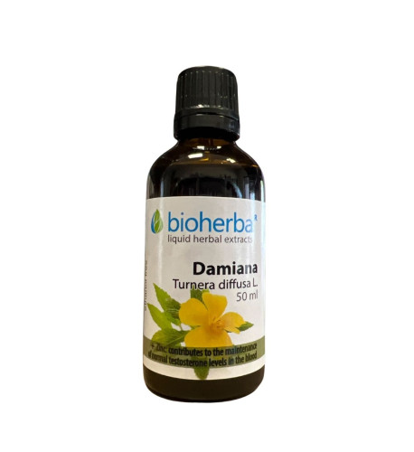 Damiána kvapky – tinktúra – 50 ml – Bioherba Damiána kvapky – tinktúra – 50 ml – Bioherba