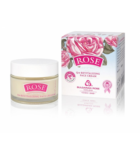 ROSE ORIGINAL Q10 revitalizačný pleťový krém 50 ml - Bulgarian Rose Karlovo