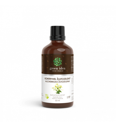 Alchemilka žltozelená – tinktúra – kvapky 50 ml – Green idea