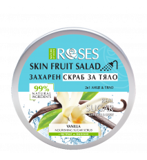 2v1 Cukrový peeling s vanilkou FRUIT SALAD 200 ml - NATURE OF AGIVA