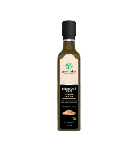 Sezamový olej 250 ml – Green idea Sezamový olej 250 ml – Green idea