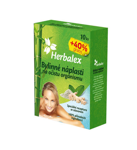 Bylinné náplasti na očistu organizmu - 14 ks - Herbalex