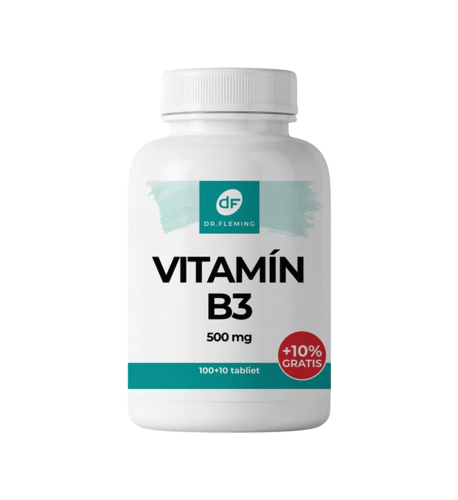 Vitamín B3 500 mg - 110 tabliet - Dr. Fleming Vitamín B3 500 mg - 110 tabliet - Dr. Fleming