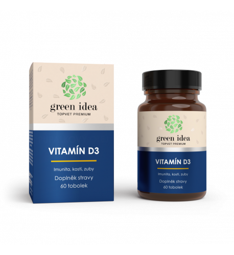 Vitamín D3 – kapsuly 60 ks – Green idea