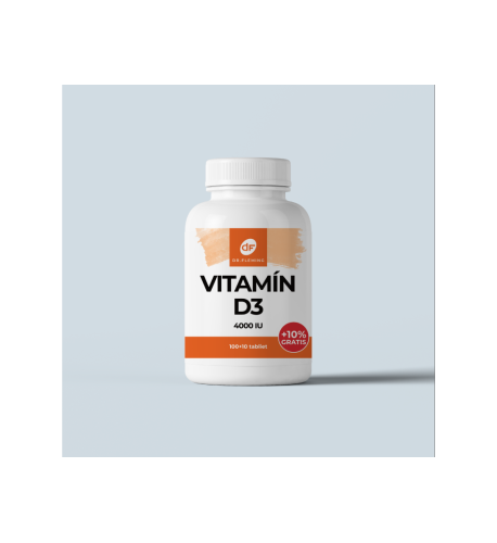 Vitamín D3 4000IU - 110 tabliet - Dr. Fleming