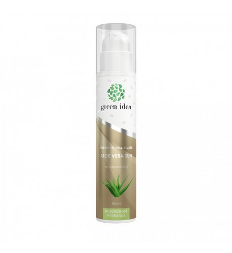 Aloe vera sun – mlieko po opaľovaní 200 ml – Green idea