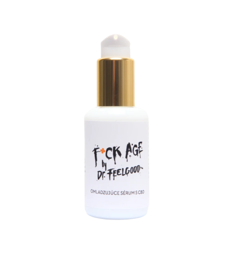 F*CK AGE pleťové sérum s CBD - 30 ml - Dr. Feelgood F*CK AGE pleťové sérum s CBD - 30 ml - Dr. Feelgood