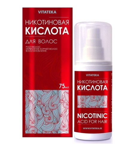 Kyselina nikotínová na vlasy – 75 ml – Vitateka