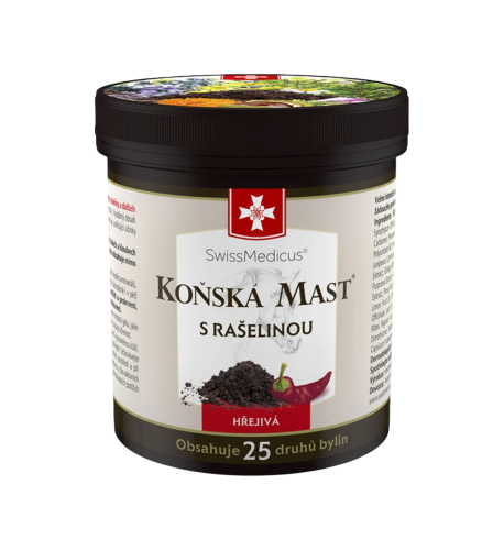 Konská masť hrejivá s rašelinou - 250 ml - SwissMedicus