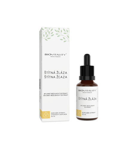 Štítna žľaza bezliehová tinktúra – kvapky 25 ml – Green idea