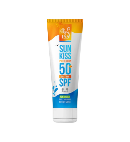 Prírodný opaľovací krém na tvár a telo SPF 50+ s organickou jedľou bielou - 100 ml - INA Essentials