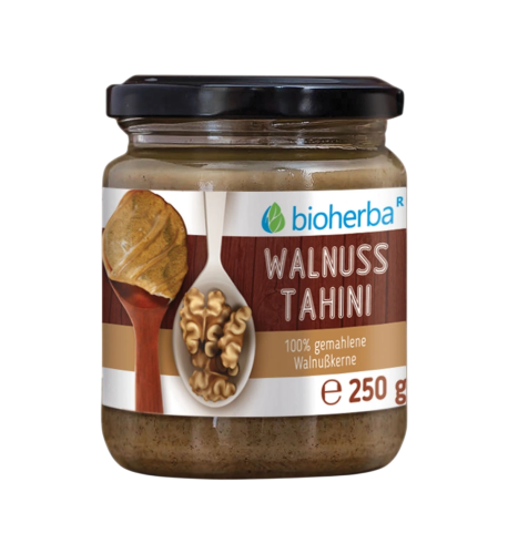Tahini z vlašských orechov 100 % - 250 g - Bioherba