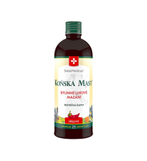 Konská masť - hrejivý bylinný balzam - 400 ml - SwissMedicus Konská masť - hrejivý bylinný balzam - 400 ml - SwissMedicus