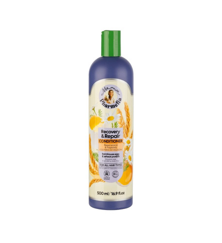 Regeneračný a obnovujúci kondicionér s vajcom a pšeničnými proteínmi - 500 ml - Mama Pharmelia Regeneračný a obnovujúci kondicionér s vajcom a pšeničnými proteínmi - 500 ml - Mama Pharmelia