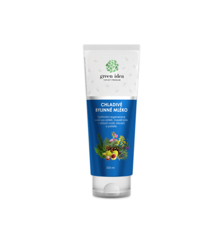 Chladivé bylinné mlieko 200 ml – Green idea