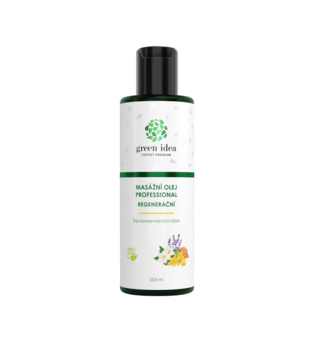 Regeneračný masážny olej 200 ml – Green idea