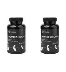 Zvýhodnený set: 2 x Shilajit - očistené mumio premium (500mg) - 80 kapsúl Zvýhodnený set: 2 x Shilajit - očistené mumio premium (500mg) - 80 kapsúl