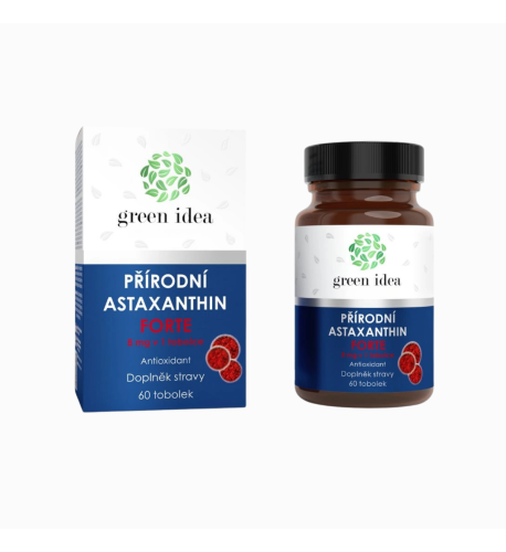 Astaxantín forte 8 mg - 60 kapsúl - Green idea