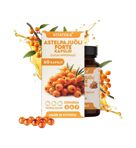 Rakytníkový olej Forte – 60 kapsúl – Vitateka