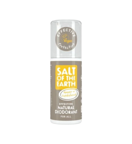 Prírodný kryštálový deodorant v spreji - jantár, santalové drevo - Salt of the Earth - 100 ml Prírodný kryštálový deodorant v spreji - jantár, santalové drevo - Salt of the Earth - 100 ml