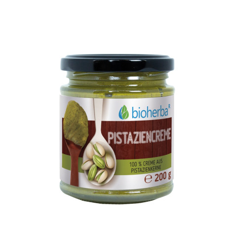100 % pistáciový krém z pistáciových jadier – 200 g – Bioherba