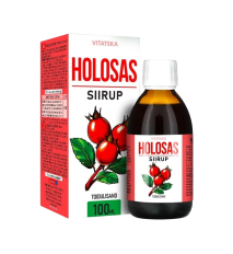 Holosas – šípkový sirup s kyselinou jablčnou – 100 ml – Vitateka