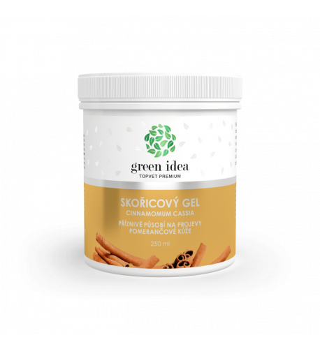 Škoricový masážny gél 250 ml - Green idea