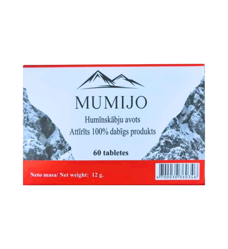 Altajské mumio Shilajit - 60 tabliet - BIOVIT LLC Altajské mumio Shilajit - 60 tabliet - BIOVIT LLC