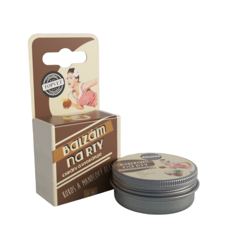 Balzam na pery - kokosový a mandľový olej 15 ml – Green idea Balzam na pery - kokosový a mandľový olej 15 ml – Green idea