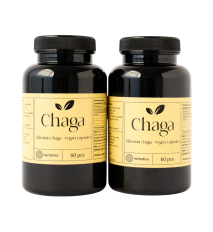 Zvýhodnený set: 2 x Sibírska čaga - 60 vegánskych kapsúl (300mg/ kapsula)