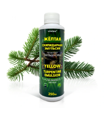 Žltá terpentínová kúpeľová emulzia – 250 ml – Vitateka