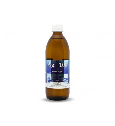 Koloidné striebro Ag100 10 ppm – 500 ml Koloidné striebro Ag100 10 ppm – 500 ml