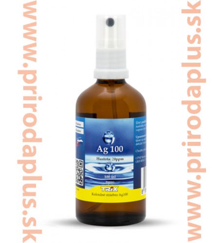 Koloidné striebro 20 ppm – 100 ml sprej