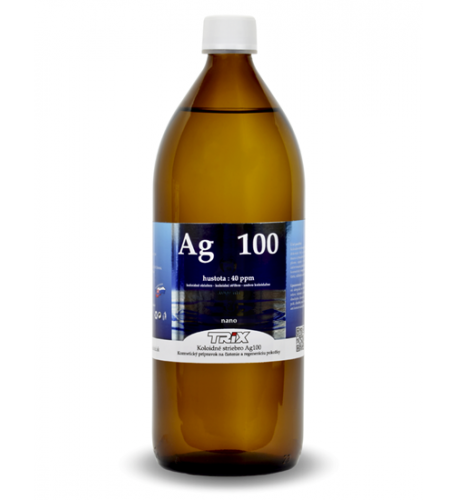 Koloidné striebro 40 ppm – 1000 ml, 1 liter 