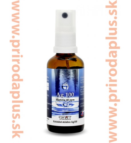 Koloidné striebro 40 ppm – 50 ml - sprej