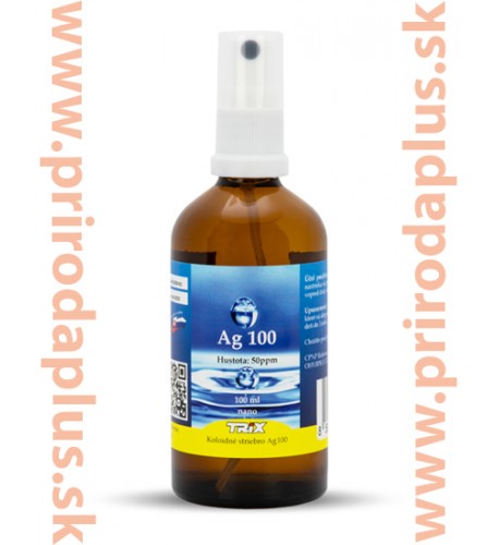 Koloidné striebro 50 ppm – 100 ml sprej