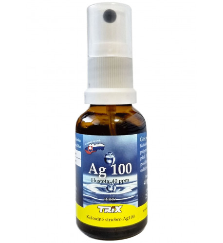 Koloidné striebro 40 ppm – 25 ml - sprej