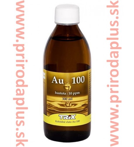 Koloidné zlato - Au100 - 300 ml - 10 ppm 