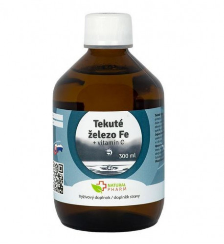 Tekuté Železo Fe + Vitamín C 300 ml